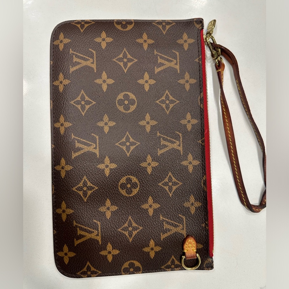 Louis Vuitton Neverfull Pochette Monogram Canvas Large